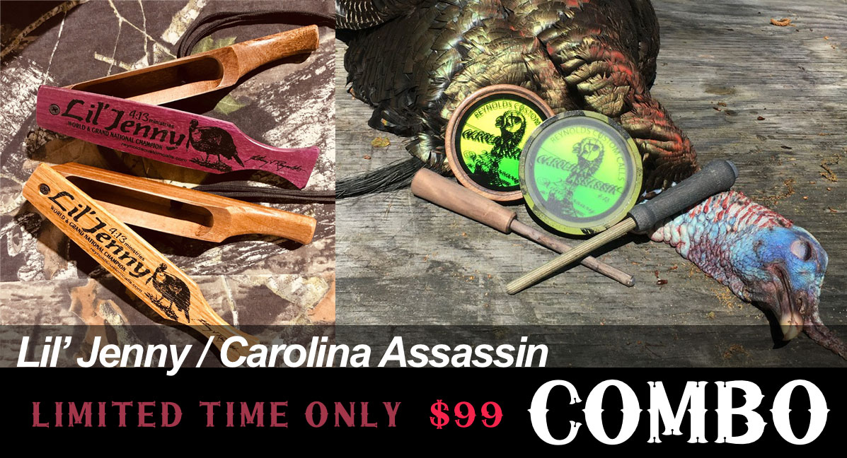 The Lil' Jenny Box Call and Carolina Assassin Friction Call COMBO